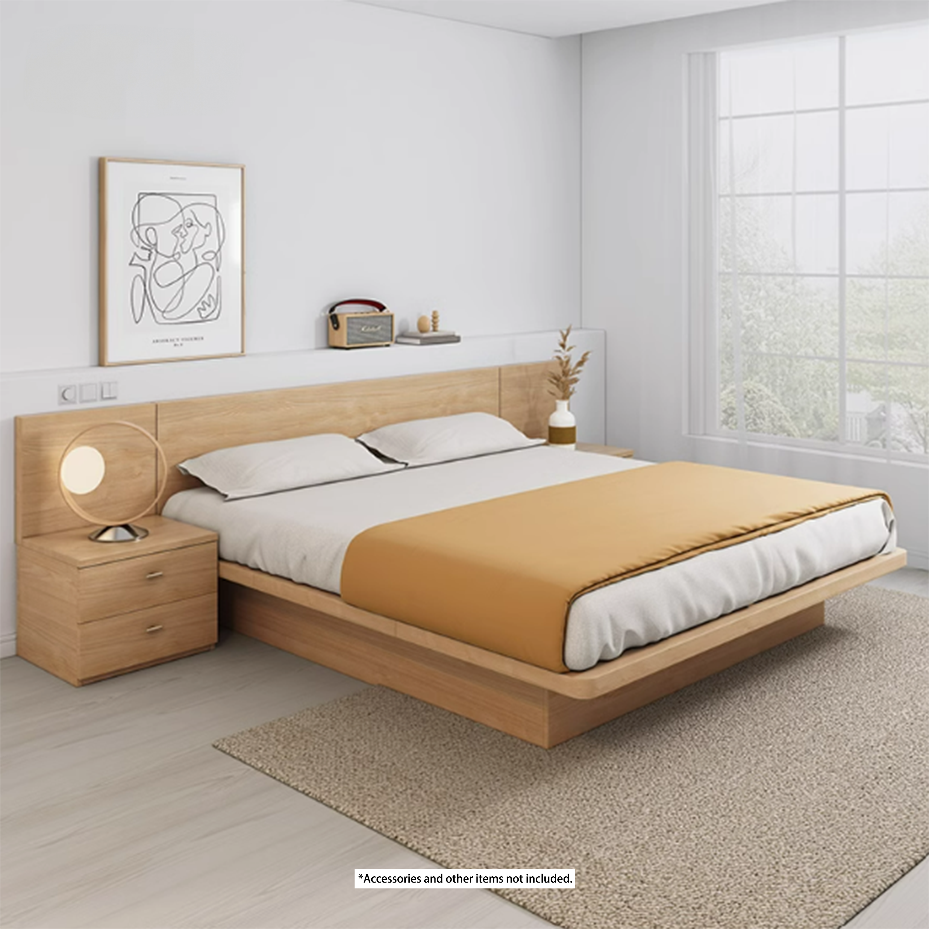 Ovada Storage Bed Base, Queen