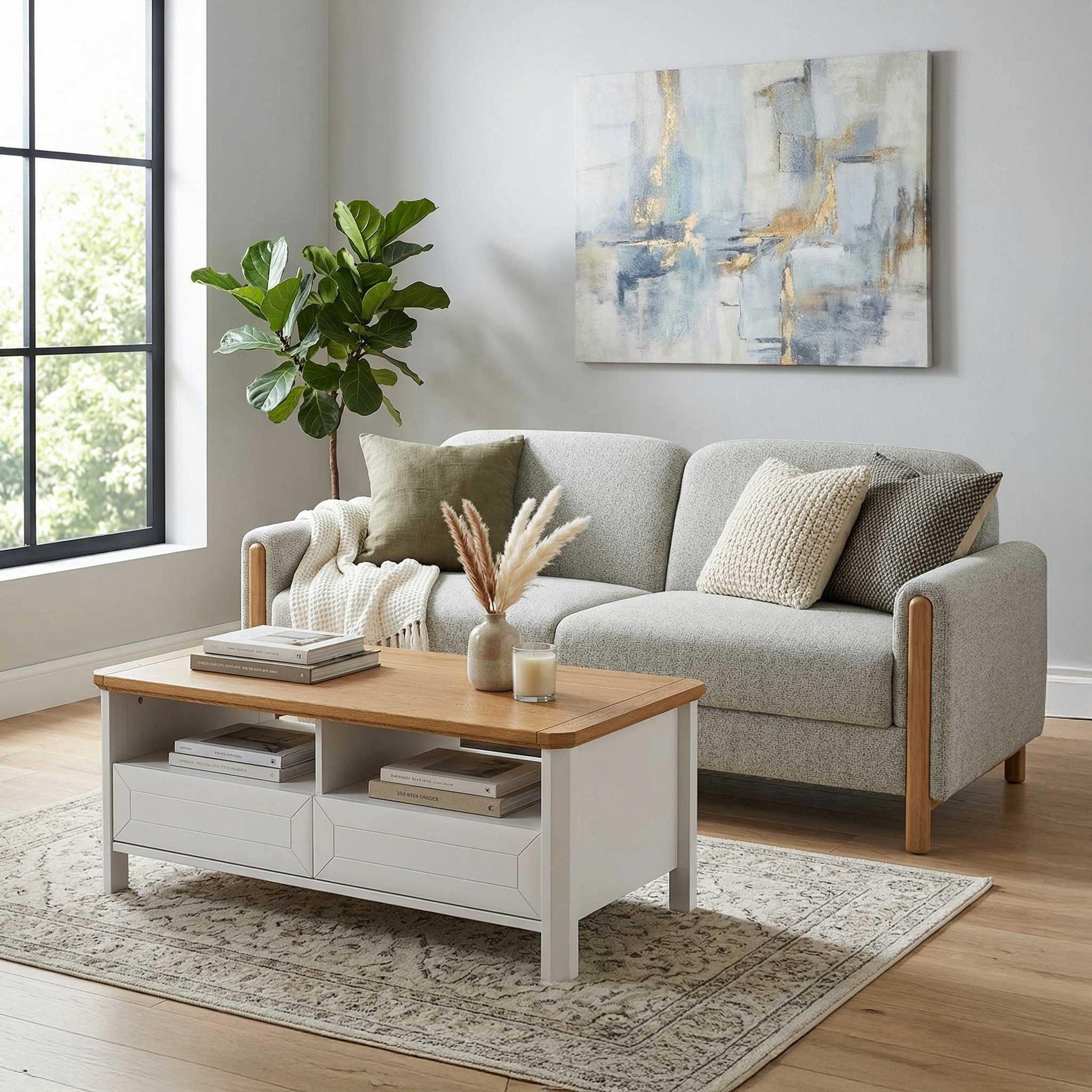 Three Seat Lounge, Beige